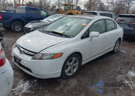 2007 Honda Civic Ex z USA, uszkodzony, nr VIN 1HGFA16827L140720
